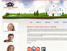 Tablet Screenshot of godfreyrealty.com